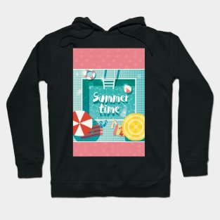 Sunny hot summerday by the pool, best day of summer Hoodie